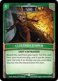 Cloudsea Jumper - Ascension - Argent Saga TCG card