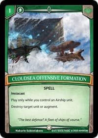 Cloudsea Offensive Formation - Ascension - Argent Saga TCG card