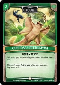 Cloudsea Pteromyini - Ascension - Argent Saga TCG card