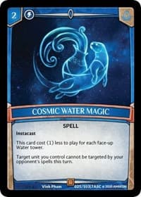 Cosmic Water Magic - Ascension - Argent Saga TCG card
