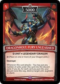 Dragonholt, Fury Unleashed - Ascension - Argent Saga TCG card