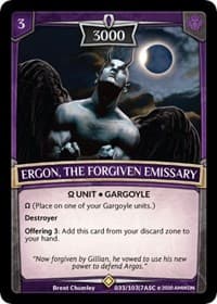 Ergon, the Forgiven Emissary - Ascension - Argent Saga TCG card