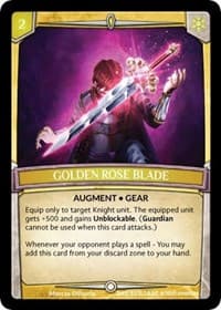Golden Rose Blade - Ascension - Argent Saga TCG card