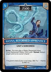 Hanna, Reformed Apprentice - Ascension - Argent Saga TCG card