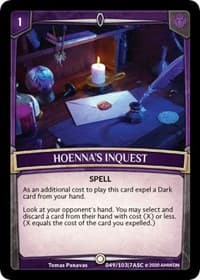 Hoenna's Inquest - Ascension - Argent Saga TCG card