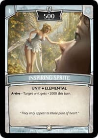 Inspiring Sprite - Ascension - Argent Saga TCG card