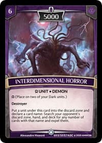 Interdimensional Horror - Ascension - Argent Saga TCG card