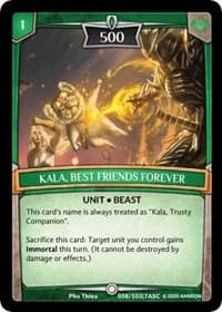 Kala, Best Friends Forever - Ascension - Argent Saga TCG card