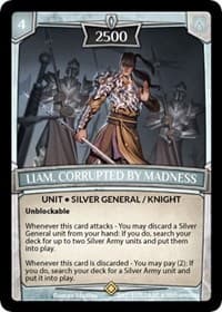 Liam, Corrupted by Madness - Ascension - Argent Saga TCG card