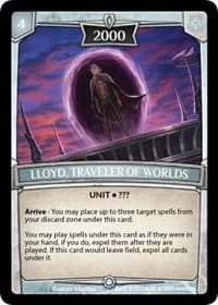 Lloyd, Traveler of Worlds - Ascension - Argent Saga TCG card