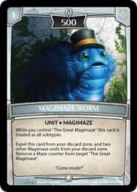 Magimaze Worm - Ascension - Argent Saga TCG card