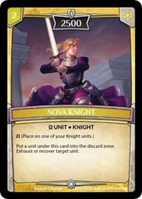 Nova Knight - Ascension - Argent Saga TCG card