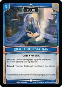 Oracle of Leviathan - Ascension - Argent Saga TCG card