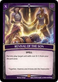 Revival of the Son - Ascension - Argent Saga TCG card