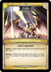 Shardarmored Wyrm - Ascension - Argent Saga TCG card