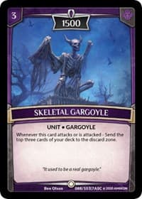 Skeletal Gargoyle - Ascension - Argent Saga TCG card