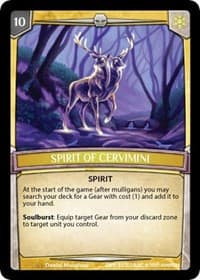 Spirit of Cervimini - Ascension - Argent Saga TCG card