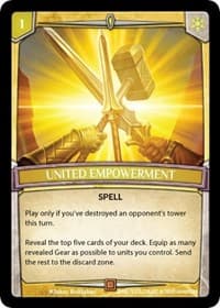 United Empowerment - Ascension - Argent Saga TCG card