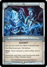 Water Celestial Crystal - Ascension - Argent Saga TCG card