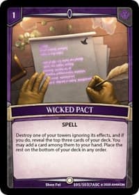 Wicked Pact - Ascension - Argent Saga TCG card