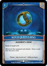 Witch Queen's Ring - Ascension - Argent Saga TCG card