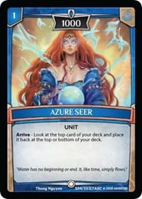 Azure Seer - Ascension - Argent Saga TCG card