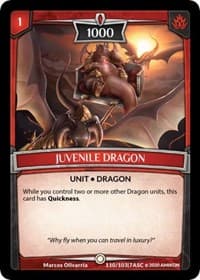 Juvenile Dragon - Ascension - Argent Saga TCG card