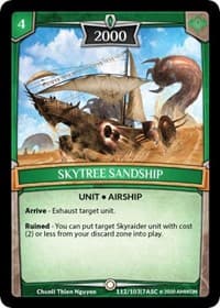 Skytree Sandship - Ascension - Argent Saga TCG card