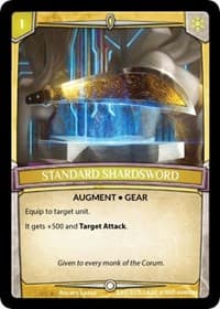 Standard Shardsword - Ascension - Argent Saga TCG card