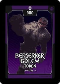 Berserker Golem Token - Ascension - Argent Saga TCG card
