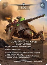 Carriermecha: Kyari (Serial Numbered) - Argent Saga Promos - Argent Saga TCG card