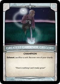Greatest Gardener, Gregory - Argent Saga Promos - Argent Saga TCG card