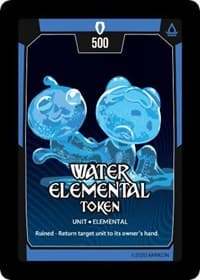 Water Elemental Token - Ascension - Argent Saga TCG card