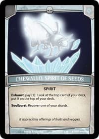 Chewallo, Spirit of Seeds - Argent Saga Promos - Argent Saga TCG card