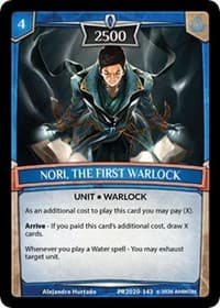 Nori, the First Warlock - Argent Saga Promos - Argent Saga TCG card