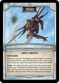 Shard-Mecha Prime: King Warku - Argent Saga Promos - Argent Saga TCG card