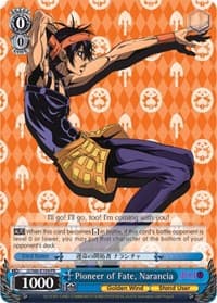 Pioneer of Fate, Narancia - JoJo's Bizarre Adventure: Golden Wind - Weiss Schwarz card