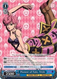 Pioneer of Fate, Trish - JoJo's Bizarre Adventure: Golden Wind - Weiss Schwarz card