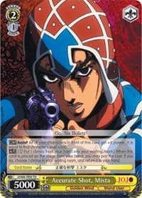 Accurate Shot, Mista - JoJo's Bizarre Adventure: Golden Wind - Weiss Schwarz card
