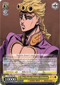 The Path Ahead, Giorno - JoJo's Bizarre Adventure: Golden Wind - Weiss Schwarz card