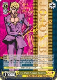 The Path Ahead, Giorno (SP) (Gold Signature) - JoJo's Bizarre Adventure: Golden Wind - Weiss Schwarz card