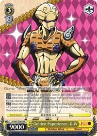 Golden Experience, G.W (SR) - JoJo's Bizarre Adventure: Golden Wind - Weiss Schwarz card