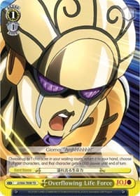 Overflowing Life Force - JoJo's Bizarre Adventure: Golden Wind - Weiss Schwarz card