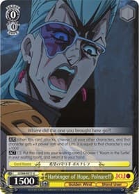 Harbinger of Hope, Polnareff - JoJo's Bizarre Adventure: Golden Wind - Weiss Schwarz card