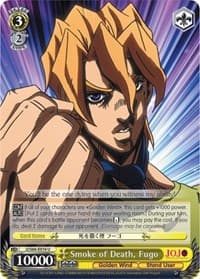 Smoke of Death, Fugo - JoJo's Bizarre Adventure: Golden Wind - Weiss Schwarz card