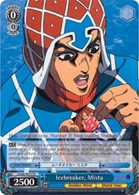Icebreaker, Mista - JoJo's Bizarre Adventure: Golden Wind - Weiss Schwarz card