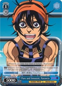 Pure and Innocent, Narancia - JoJo's Bizarre Adventure: Golden Wind - Weiss Schwarz card