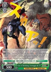 Fear of Shrinking, Formaggio & T.F (JJR) (Gold Stamp) - JoJo's Bizarre Adventure: Golden Wind - Weiss Schwarz card