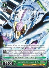 Freezing World, Ghiaccio & W.I - JoJo's Bizarre Adventure: Golden Wind - Weiss Schwarz card