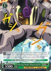 Freezing World, Ghiaccio & W.I (JJR) (Gold Stamp) - JoJo's Bizarre Adventure: Golden Wind - Weiss Schwarz card